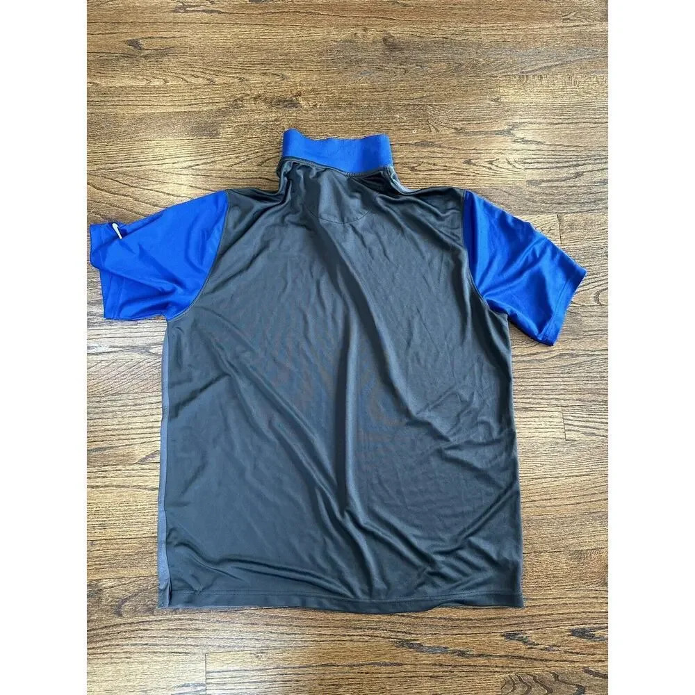 NFL New York Giants Nike Men's Performance Polo Shirt, Gray/Blue XL 2846 - Picture 8 of 10